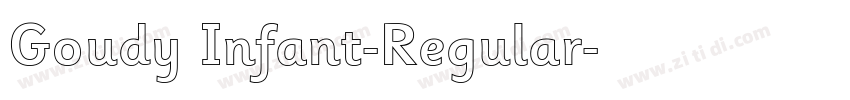 Goudy Infant-Regular字体转换